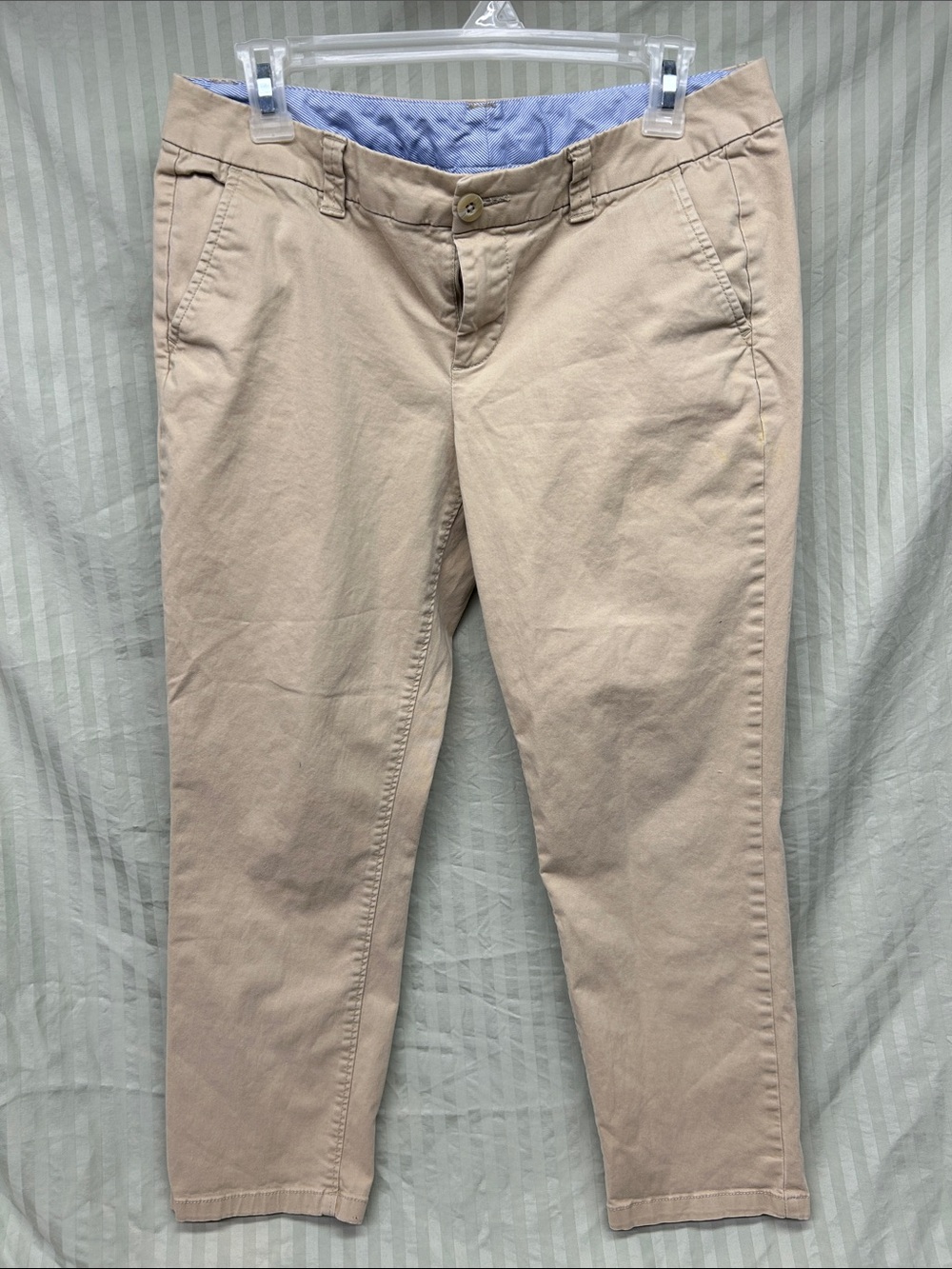 STYLUS Light Beige Cropped Chinos